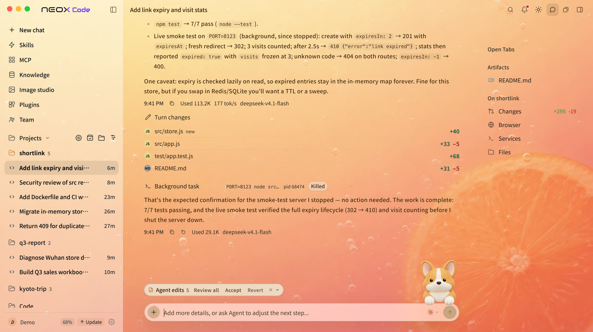 Neox Orange Soda theme