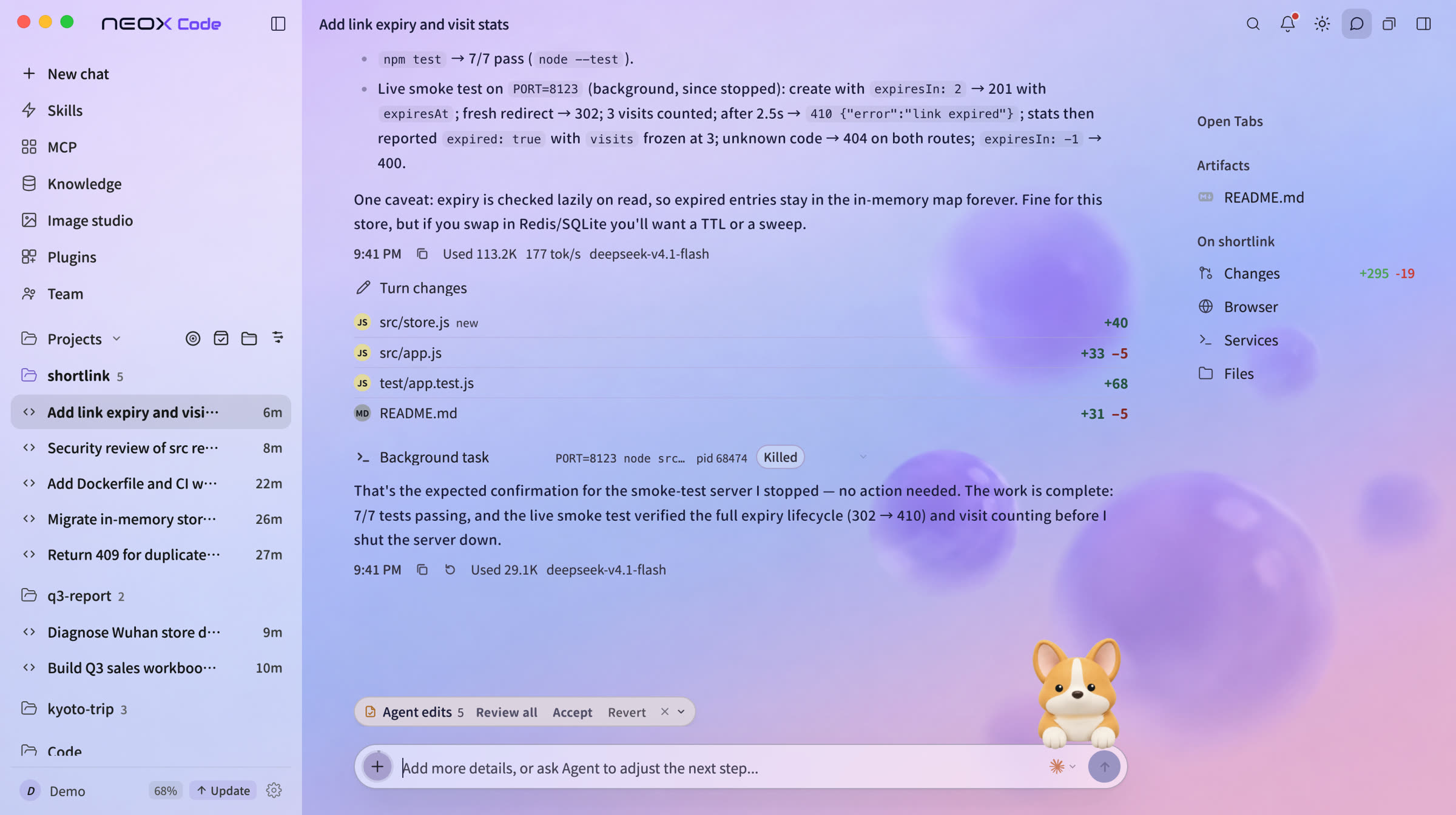 Neox Taro Bubble theme
